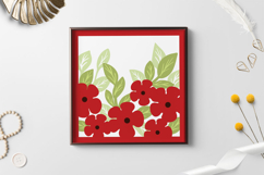 Flower shadowbox SVG / Layered paper cut Product Image 2