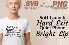 4x Empowering Quotes SVG Cricut Cut File Shirt Design Product Image 2