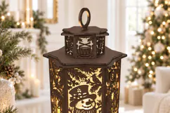 Christmas Stories Lantern SVG - 12 Festive Panels Product Image 4