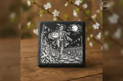 The Harvest Procession Gothic Skeleton Laser Engraving PNG Product Image 3