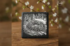 Forager's Winter Wreath Winter Laser Engraving PNG Product Image 3
