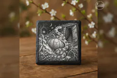 The Rootcellar Coil Gothic Animal Laser Engraving PNG Product Image 1