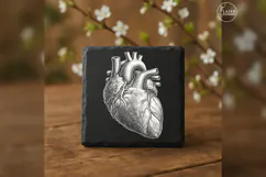 The Living Engine Anatomy Laser Engraving PNG Product Image 3