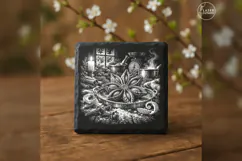 Star Anise Spice Tray Winter Baking Laser Engraving PNG Product Image 3