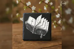 The Unwritten Grimoire Witchcraft Laser Engraving PNG Product Image 3