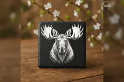 The Marsh Crown Woodland Animal Laser Engraving PNG Product Image 3