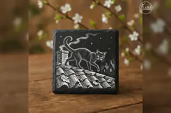 The Chimney Prowler Vintage Halloween Laser Engraving PNG Product Image 1