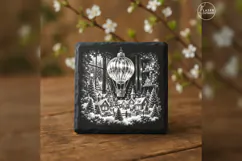 Balloon Ornament Toy Village Laser PNG Product Image 3