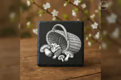 The Forager's Measure Woodland Laser Engraving PNG Product Image 1