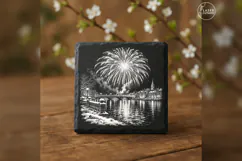 The Skyflower Finale New Year Celebration Laser Engraving PN Product Image 3