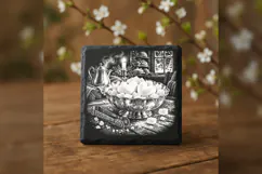 The Marshmallow Heart Bowl Winter Drink Laser Engraving PNG Product Image 2