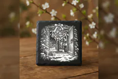 The Mistletoe Threshold Laser Engraving PNG Product Image 3