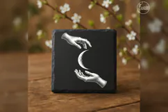 The Lunar Covenant Witchcraft Laser Engraving PNG Product Image 3