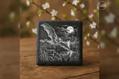 The Blackwater Skimmer Gothic Animal Laser Engraving PNG Product Image 3