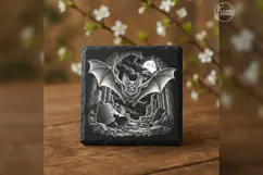 The Belfry Eclipse Gothic Halloween Laser Engraving PNG Product Image 2