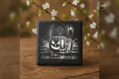 The Inner Flame Pumpkin Halloween Laser Engraving PNG Product Image 3