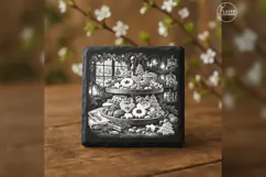 The Confectioner's Christmas Tray Christmas Engraving PNG Product Image 3