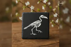 The Hollow Corvid Anatomy Laser Engraving PNG Product Image 3