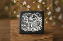 The Toycrate Manifest Christmas Laser Engraving PNG Product Image 3