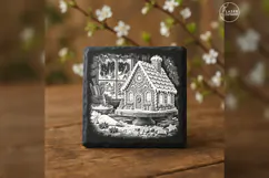 The Sugarglass Bakery Christmas Engraving PNG Product Image 2
