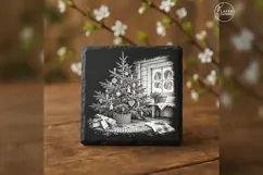 The Whitewood Christmas Fir Christmas Laser Engraving PNG Product Image 2