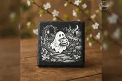 The Pumpkin Courier Cute Spooky Halloween Laser Engraving PN Product Image 2