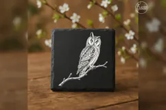 The Backward Gaze Woodland Animal Laser Engraving PNG Product Image 3
