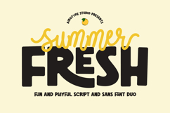 Summer Fresh - Chunky Font Duo Product Image 1
