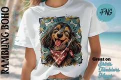 Happy Long-Haired Doxie Vintage Puppy Product Image 2