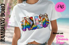 Ally Pride LGBTQ Diversity Patchwork Faux Applique Product Image 2