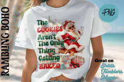 The Cookies Arent Getting baked Mrs Retro Roller Xmas Product Image 2