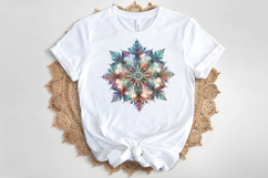 Christmas snowflakes clipart|Cute Winter flower shirt design Product Image 3