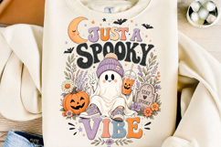 Just a Spooky Vibe Ghost PNG Product Image 1