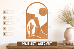 6  Boho Style Laser Cut Wall Art SVG Designs Product Image 2