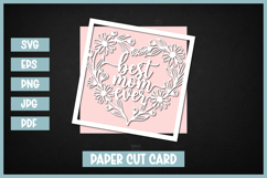 12 Best Mom Ever Layered SVG Bundle Product Image 5