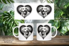 Dog mom sketch Mug Sublimation png | Dog lover mug wrap Product Image 1