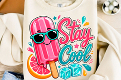 Stay Cool Popsicle PNG Beach Vacation Product Image 1