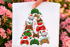 Christmas Gamer Controller Tree PNG Product Image 1