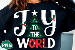 Vintage Christmas Joy to the World Png Product Image 2