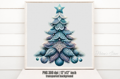 Christmas tree clipart | Winter forest t shirt design png Product Image 4