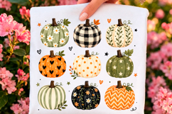 Cute Halloween Ghost Pumpkin PNG Product Image 9