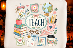Christmas &amp; Teacher PNG T-shirt Product Image 8