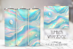 Light blue pastel tumbler 20oz wrap sublimation design png Product Image 1