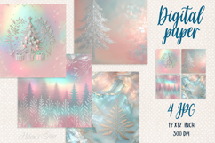 Christmas magic digital papers BUNDLE|Pink Scrap booking jpg Product Image 12