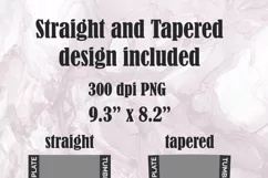 Alcohol Ink Wrap Skinny Tumbler Tapered Straight 20 Oz Product Image 2