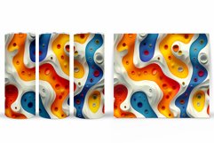 Abstraction Tumbler Design. Abstract Tumbler Sublimation Product Image 2