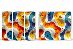 Abstraction Tumbler Design. Abstract Tumbler Sublimation Product Image 2
