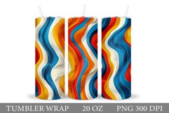 Abstract Tumbler Sublimation. Abstract Tumbler Design Product Image 1