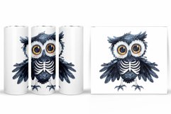 Owl Halloween Tumbler Design. Owl Tumbler Sublimation Product Image 2