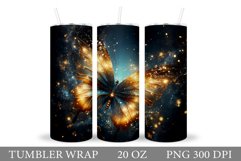 Butterfly Tumbler Design. Butterfly Sublimation Product Image 1